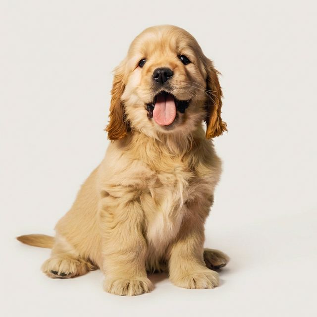 Cute happy puppy, the Pawy mascot.